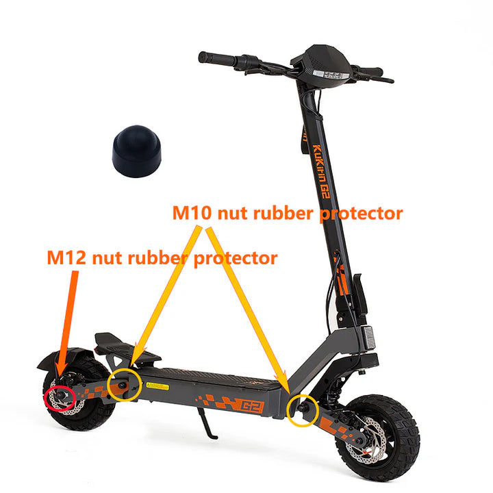 M12 nut rubber covers for KuKirin G2 (2 pcs)