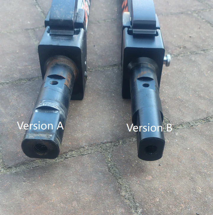 Handlebar stem / steering column with folding mechanism for KuKirin G2