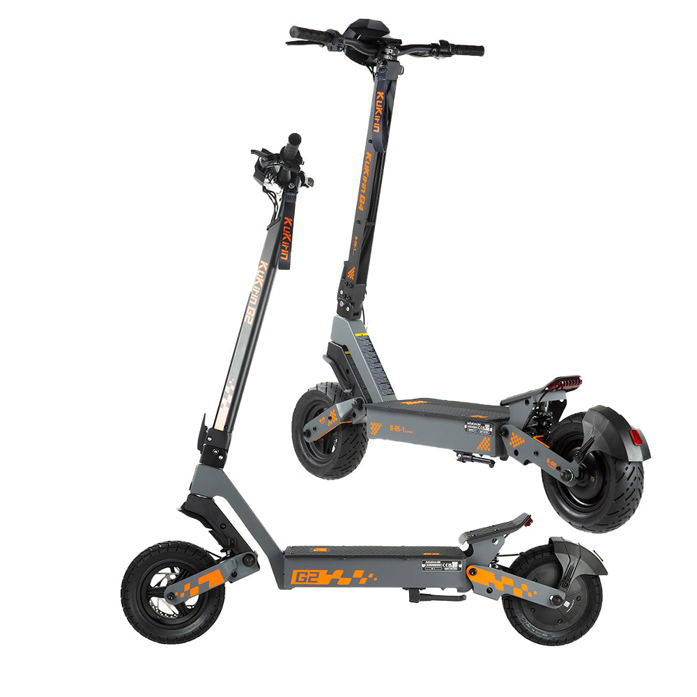 KuKirin G2 + G4 Electric Scooters (2-Pack)