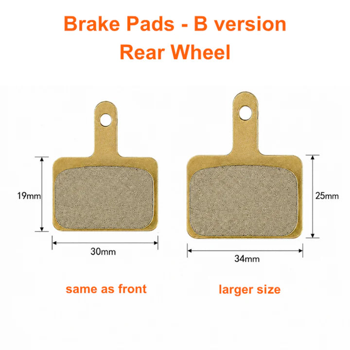 Brake pads for KuKirin G2-Version B